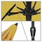 California Umbrella 9' Bronze Aluminum Market Patio Umbrella, Sunbrella Sunflower Yellow 194061337165 - alternate 2